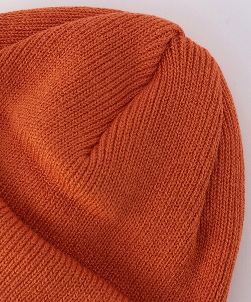 RACAL(ラカル)の「RACAL/ラカル 別注 RollKnitCAP(ニットキャップ/ビーニー・メンズ・パープル/オレンジ/ベージュ/オリーブ/ブラック/ブラウン・ONE SIZE)」の8枚目の写真