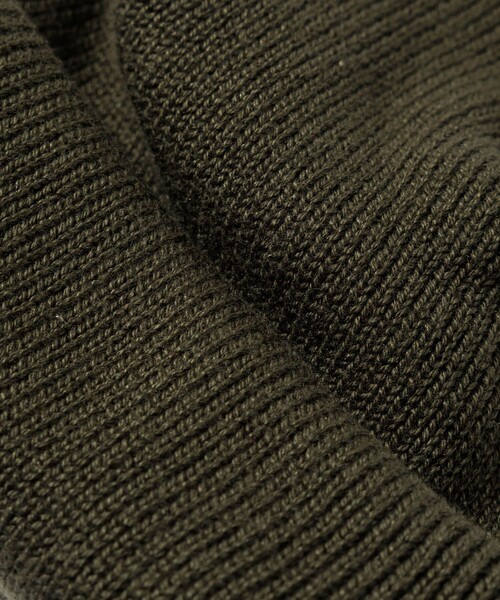 RACAL(ラカル)の「RACAL/ラカル 別注 RollKnitCAP(ニットキャップ/ビーニー・メンズ・パープル/オレンジ/ベージュ/オリーブ/ブラック/ブラウン・ONE SIZE)」の10枚目の写真