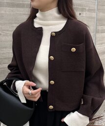 SHENERY | ラメニットカーディガン(カーディガン/ボレロ)