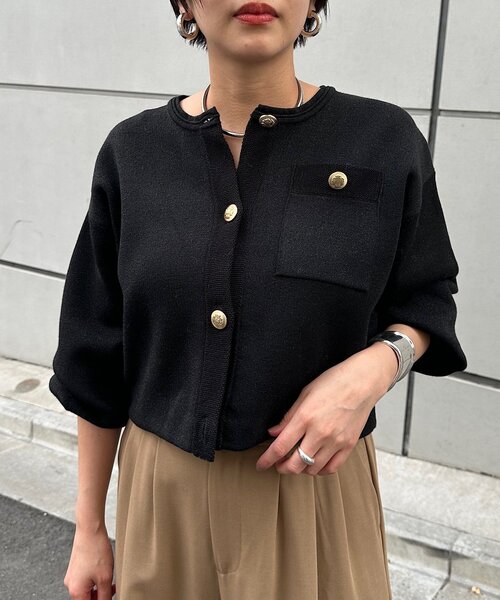 ラメニットカーディガン（カーディガン/ボレロ）｜SHENERY（シーナリー