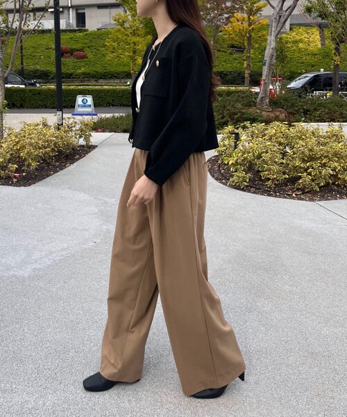 SHENERY（シーナリー）の「ラメニットカーディガン（カーディガン/ボレロ・レディース・ライトグレー/ブラウン/ブラック・FREE）」の16枚目の写真