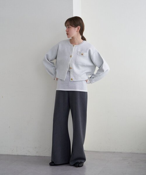 SHENERY（シーナリー）の「ラメニットカーディガン（カーディガン/ボレロ・レディース・ライトグレー/ブラウン/ブラック・FREE）」の19枚目の写真