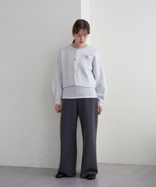 SHENERY（シーナリー）の「ラメニットカーディガン（カーディガン/ボレロ・レディース・ライトグレー/ブラウン/ブラック・FREE）」の20枚目の写真