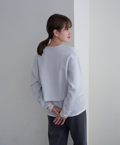 SHENERY（シーナリー）の「ラメニットカーディガン（カーディガン/ボレロ・レディース・ライトグレー/ブラウン/ブラック・FREE）」の4枚目の写真