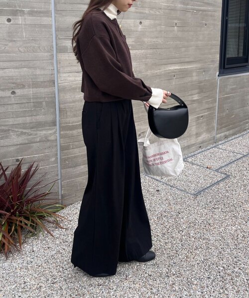 SHENERY（シーナリー）の「ラメニットカーディガン（カーディガン/ボレロ・レディース・ライトグレー/ブラウン/ブラック・FREE）」の5枚目の写真