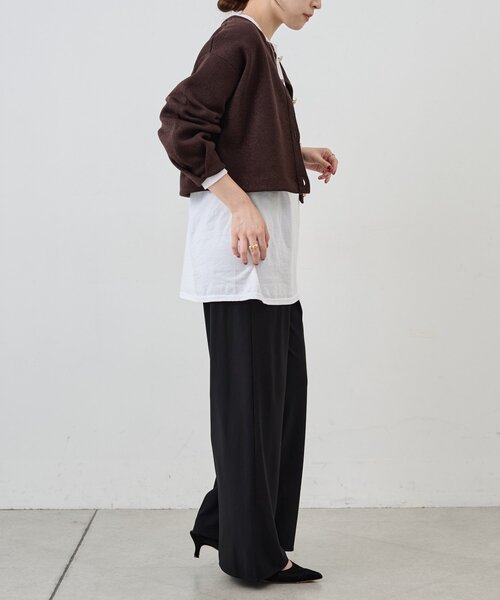 SHENERY（シーナリー）の「ラメニットカーディガン（カーディガン/ボレロ・レディース・ライトグレー/ブラウン/ブラック・FREE）」の16枚目の写真