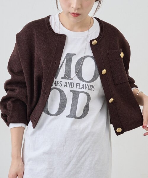 SHENERY（シーナリー）の「ラメニットカーディガン（カーディガン/ボレロ・レディース・ライトグレー/ブラウン/ブラック・FREE）」の19枚目の写真