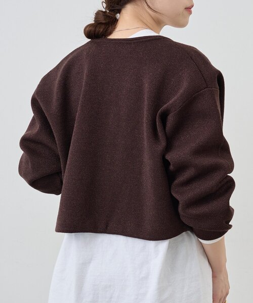 SHENERY（シーナリー）の「ラメニットカーディガン（カーディガン/ボレロ・レディース・ライトグレー/ブラウン/ブラック・FREE）」の20枚目の写真