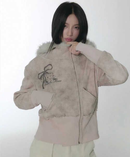 AsRiRe（アスリレイ）の「25aw リボンキャットデザイン/フェイク