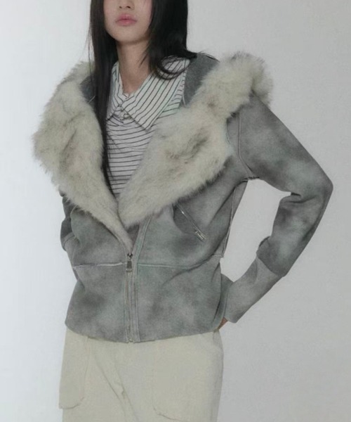 即日発送eyeellike21AWグレー フェイクファー 耳あて　y2k 00s 即日発送eyeellike21AWグレー フェイクファー 耳あて y2k 00s