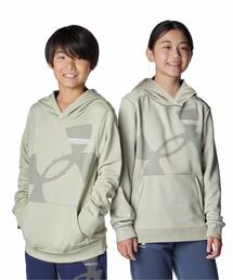 UNDER ARMOUR（アンダーアーマー）の「UAテックテリー スーパービッグロゴ フーディー（トレーニング/キッズ）（スウェット）」