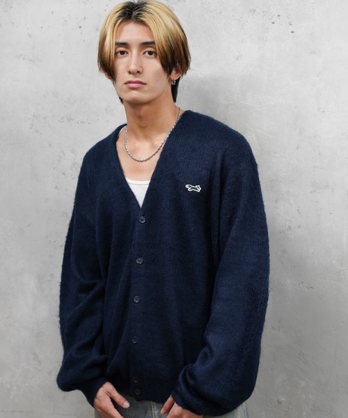 PENNEY'S / ペニーズ THE FOX ONE-POINT SHAGGY CARDIGAN フォックス