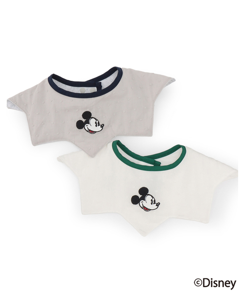 petit main（プティマイン）の「【DIsney】モチーフスタイ（スタイ/よだれかけ・キッズ・グレー/アイボリー・F）」の9枚目の写真