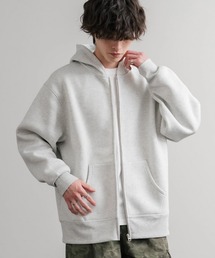 Rocky Monroe | ヘビーウェイト裏起毛オーバーサイズフルジップパーカー/フーディー(パーカー)