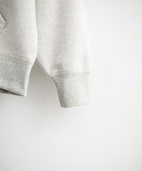 Rocky Monroe（ロッキーモンロー）の「ヘビーウェイト裏起毛オーバーサイズフルジップパーカー/フーディー（パーカー・メンズ・オートミール/チャコールグレー/杢グレー/ブラック/バーガンディー・LL/L/M）」の7枚目の写真