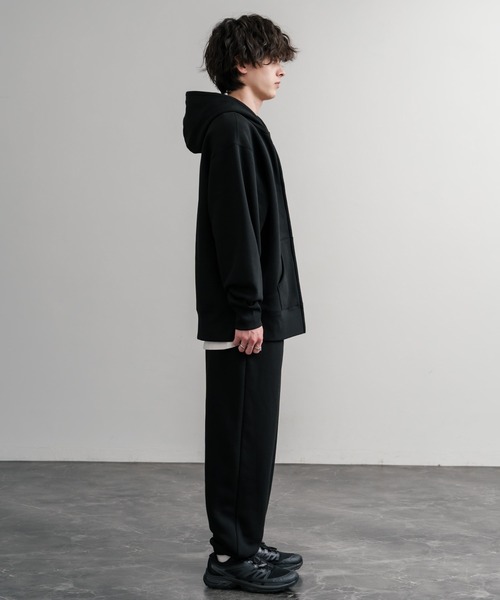 Rocky Monroe（ロッキーモンロー）の「ヘビーウェイト裏起毛オーバーサイズフルジップパーカー/フーディー（パーカー・メンズ・オートミール/チャコールグレー/杢グレー/ブラック/バーガンディー・LL/L/M）」の16枚目の写真