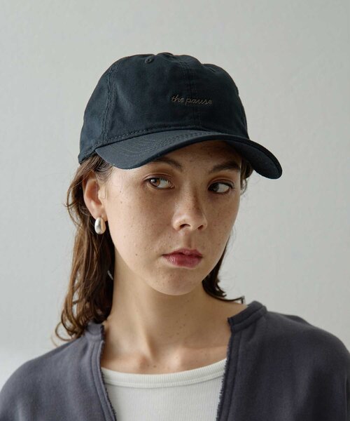 THE PAUSE(ザ ポーズ)の「【THE PAUSE】コットン刺繍キャップ(キャップ・レディース・ブラック/ブラウン・FREE)」の5枚目の写真
