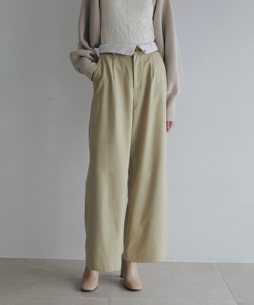 MANOF(マノフ)の「HIGH WAIST BARREL PANTS(その他パンツ・レディース・イエロー/ブラウン/チャコールグレー・S/M)」の15枚目の写真