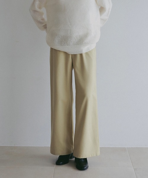 MANOF(マノフ)の「HIGH WAIST BARREL PANTS(その他パンツ・レディース・イエロー/ブラウン/チャコールグレー・S/M)」の14枚目の写真