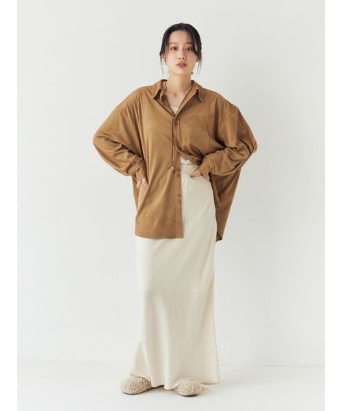 Ungrid（アングリッド）の「サテンフレアスカート（スカート・レディース・イエロー/アイボリー/ブラック・SMALL/MEDIUM）」の20枚目の写真