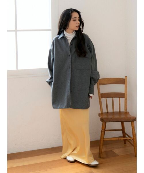 Ungrid（アングリッド）の「サテンフレアスカート（スカート・レディース・イエロー/アイボリー/ブラック・SMALL/MEDIUM）」の15枚目の写真