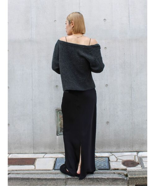 Ungrid（アングリッド）の「サテンフレアスカート（スカート・レディース・イエロー/アイボリー/ブラック・SMALL/MEDIUM）」の11枚目の写真