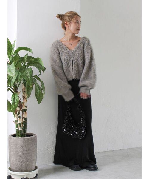 Ungrid（アングリッド）の「サテンフレアスカート（スカート・レディース・イエロー/アイボリー/ブラック・SMALL/MEDIUM）」の19枚目の写真