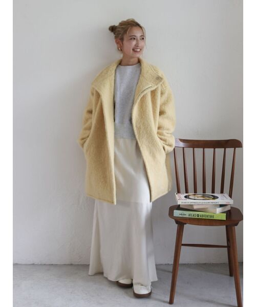 Ungrid（アングリッド）の「サテンフレアスカート（スカート・レディース・イエロー/アイボリー/ブラック・SMALL/MEDIUM）」の13枚目の写真