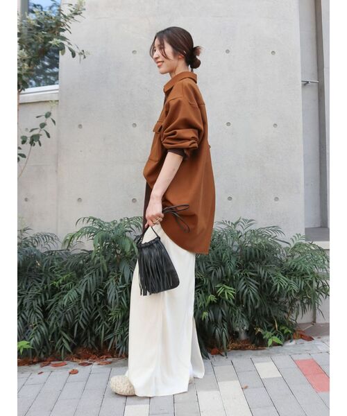 Ungrid（アングリッド）の「サテンフレアスカート（スカート・レディース・イエロー/アイボリー/ブラック・SMALL/MEDIUM）」の12枚目の写真