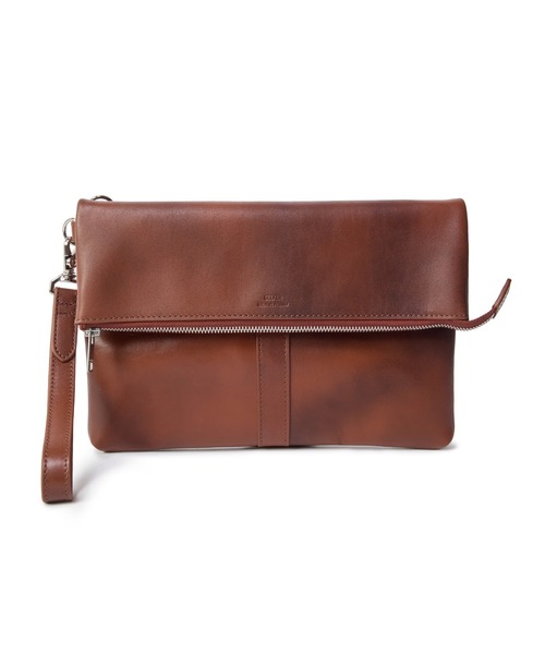 MEN'S BIGI（メンズビギ）の「【SEEKER/シーカー】別注 2wayクラッチ&ショルダーバッグ（ショルダーバッグ・メンズ・グレー/キャメル・FREE）」の15枚目の写真