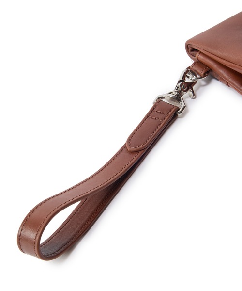 MEN'S BIGI（メンズビギ）の「【SEEKER/シーカー】別注 2wayクラッチ&ショルダーバッグ（ショルダーバッグ・メンズ・グレー/キャメル・FREE）」の18枚目の写真