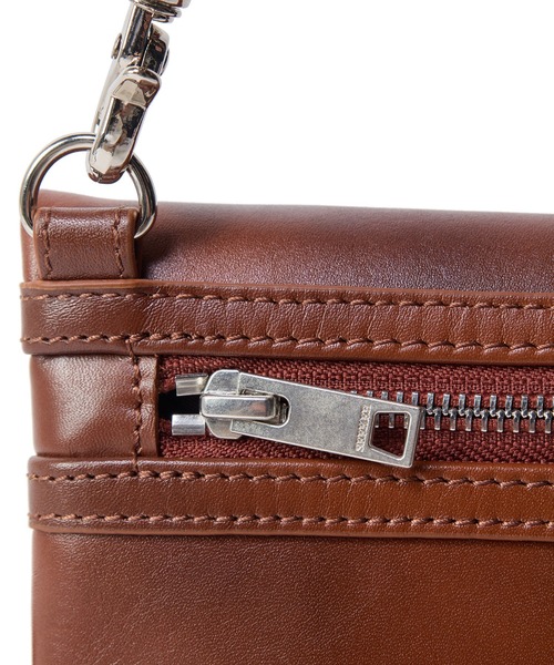 MEN'S BIGI（メンズビギ）の「【SEEKER/シーカー】別注 2wayクラッチ&ショルダーバッグ（ショルダーバッグ・メンズ・グレー/キャメル・FREE）」の19枚目の写真