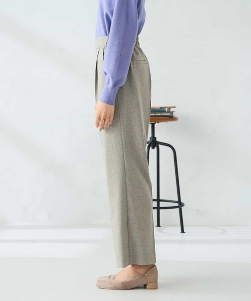 a.v.v(アーヴェヴェ)の「【洗える】ツイード調ストレートパンツ(その他パンツ・レディース・ベージュ/グレー・38/36/40)」の13枚目の写真