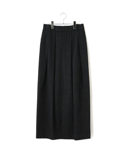 ADAM ET ROPE'(アダムエロペ)の「【EMOELLE】ウールコットン2タックスカート(スカート・レディース・チャコールグレー/ベージュ系その他・36/38)」の12枚目の写真