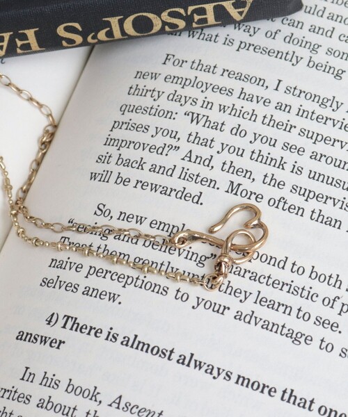 fredy emue（フレディエミュ）の「ハートフックネックレス（ネックレス・レディース・ゴールド/シルバー・FREE）」の2枚目の写真