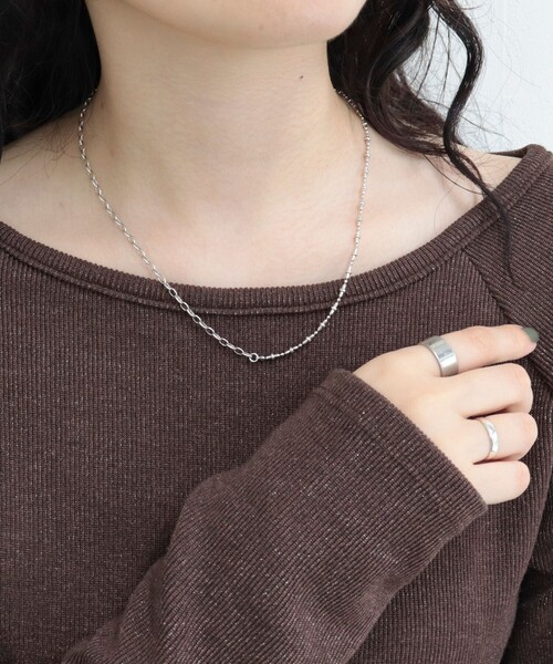 fredy emue（フレディエミュ）の「ハートフックネックレス（ネックレス・レディース・ゴールド/シルバー・FREE）」の3枚目の写真