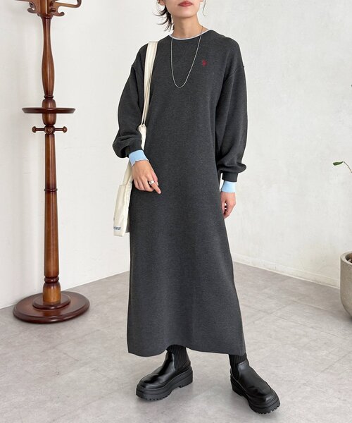 U.S. POLO ASSN.】フェイクレイヤーワンピース（ワンピース）｜U.S.