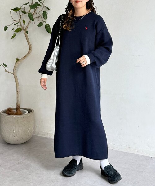 U.S. POLO ASSN.】フェイクレイヤーワンピース（ワンピース）｜U.S.