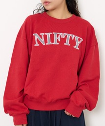 【ZOZO限定カラーあり】APPLIQUE LOGO SW TOPS アップリケ ロゴ スウェット トップス 秋服 冬服 トレーナー