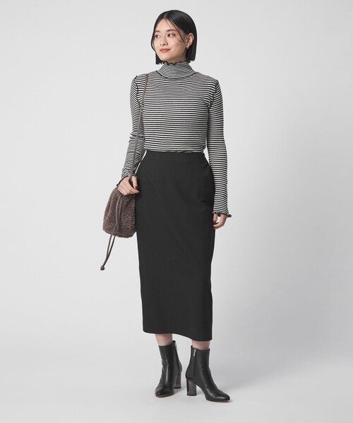 セール】リブ ラメメロー ハイネックニット ＜A DAY IN THE LIFE