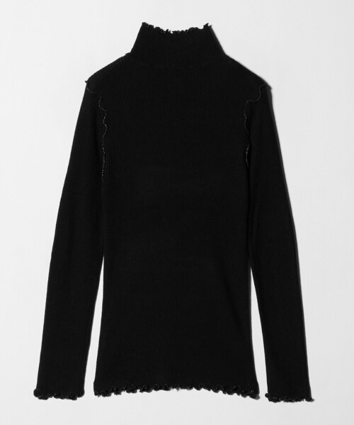 A DAY IN THE LIFE UNITED ARROWS(アデイインザライフユナイテッドアローズ)の「リブ ラメメロー ハイネックニット <A DAY IN THE LIFE>(ニット/セーター・レディース・ブラック/モカ/ライトグレー/ベージュ/その他1・FREE)」の20枚目の写真