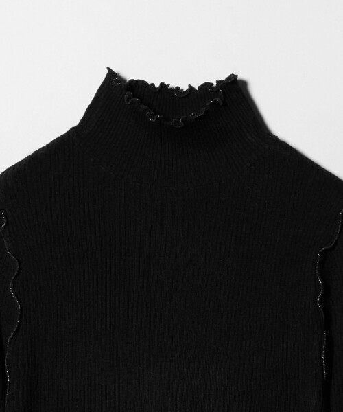 A DAY IN THE LIFE UNITED ARROWS(アデイインザライフユナイテッドアローズ)の「リブ ラメメロー ハイネックニット <A DAY IN THE LIFE>(ニット/セーター・レディース・ブラック/モカ/ライトグレー/ベージュ/その他1・FREE)」の21枚目の写真