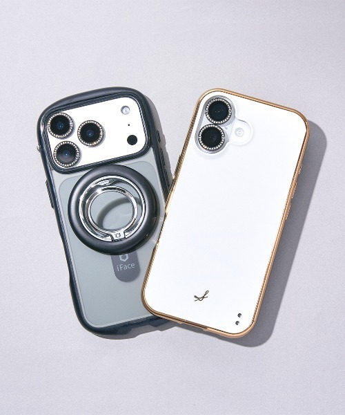 Hamee(ハミィ)の「iPhone 17/16/16 Plus 専用 カメラレンズ保護カバー(ラインストーン)(スマホグッズ・レディース・ブラック/シルバー/ゴールド・16/17)」の5枚目の写真