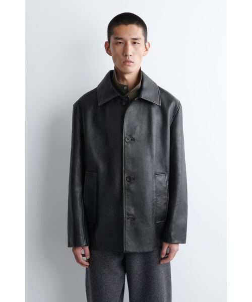 セール】光沢感のあるレザージャケット（その他アウター）｜COS（コス