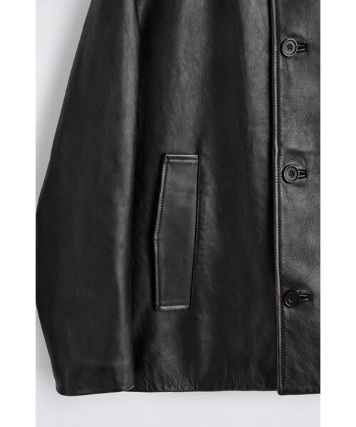 セール】光沢感のあるレザージャケット（その他アウター）｜COS（コス
