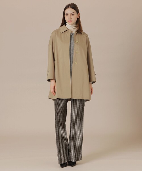 MACKINTOSH LONDON（マッキントッシュ ロンドン）の「【ROSLEY/ロズリー】レインナイロンタフタコート（トレンチコート・レディース・ブラック/ブラウン・38）」の17枚目の写真