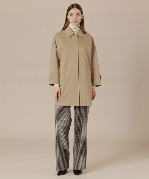 MACKINTOSH LONDON（マッキントッシュ ロンドン）の「【ROSLEY/ロズリー】レインナイロンタフタコート（トレンチコート・レディース・ブラック/ブラウン・38）」の16枚目の写真