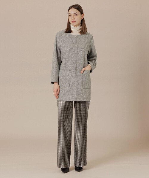 MACKINTOSH LONDON（マッキントッシュ ロンドン）の「【ROSLEY/ロズリー】レインナイロンタフタコート（トレンチコート・レディース・ブラック/ブラウン・38）」の15枚目の写真