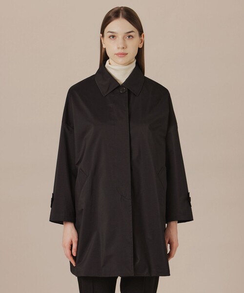 MACKINTOSH LONDON（マッキントッシュ ロンドン）の「【ROSLEY/ロズリー】レインナイロンタフタコート（トレンチコート・レディース・ブラック/ブラウン・38）」の14枚目の写真