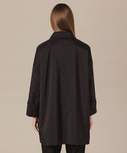 MACKINTOSH LONDON（マッキントッシュ ロンドン）の「【ROSLEY/ロズリー】レインナイロンタフタコート（トレンチコート・レディース・ブラック/ブラウン・38）」の12枚目の写真